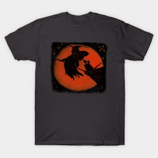 Opossum Witch Night Flight T-Shirt